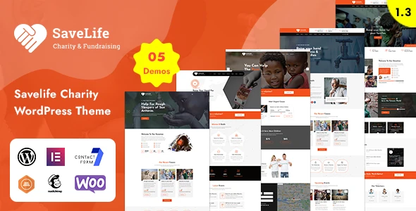 Savelife – Charity & Donation WordPress Theme